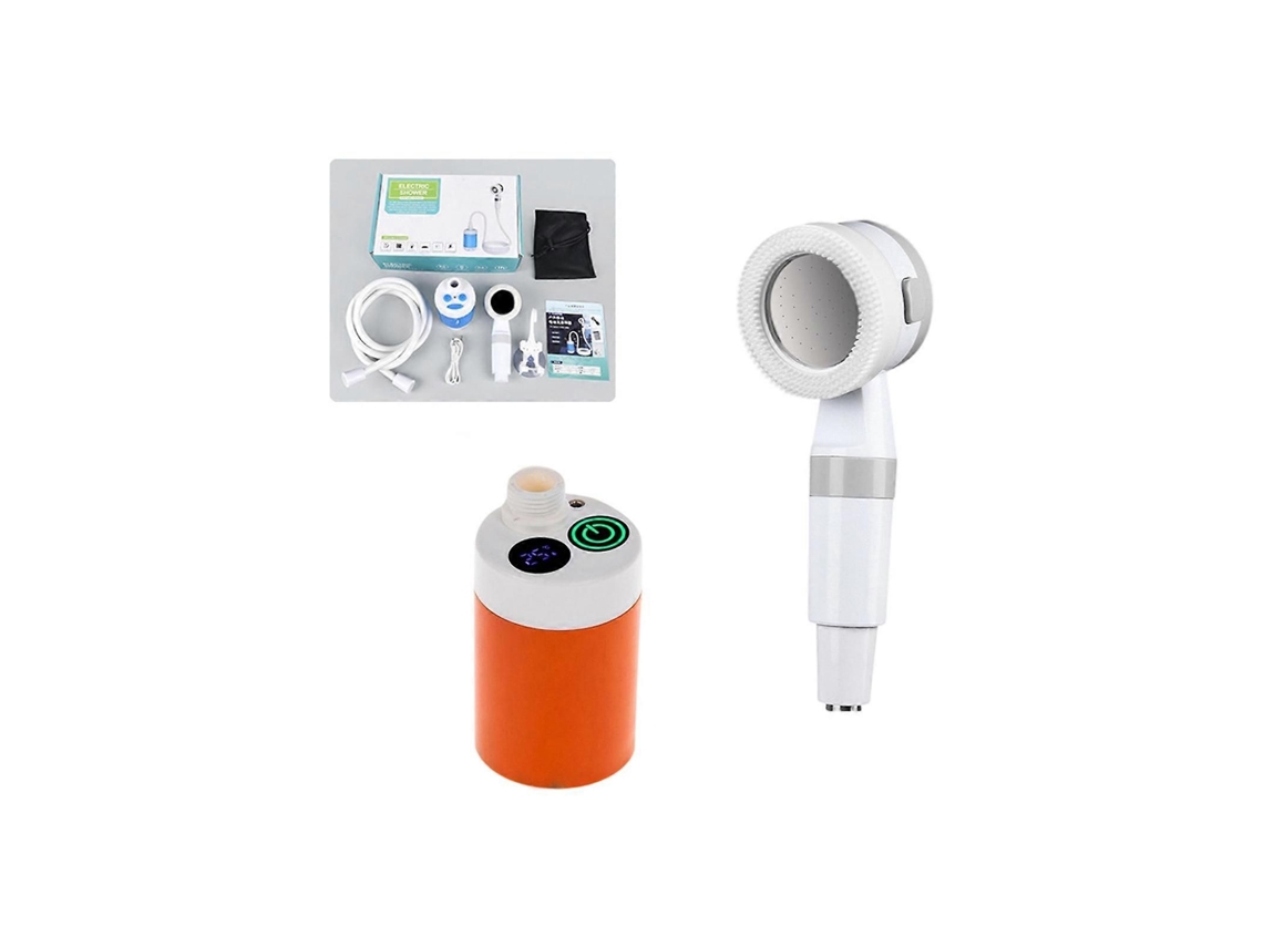Chuveiro Portátil Recarregável Para Camping, Com Bomba De Ar, Ideal Para Camping, Trilhas E Viagens. Multicolorido.