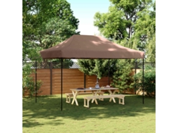 Vidaxl Tenda De Festa 279 X 410 X 315 Cm Castanho Tecido Oxford
