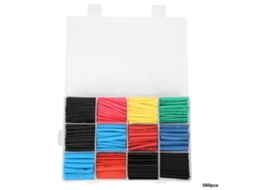 560pcs Tubo Termorrecobrível Misturado Pe Retardante De Chama Para Fios E Cabos