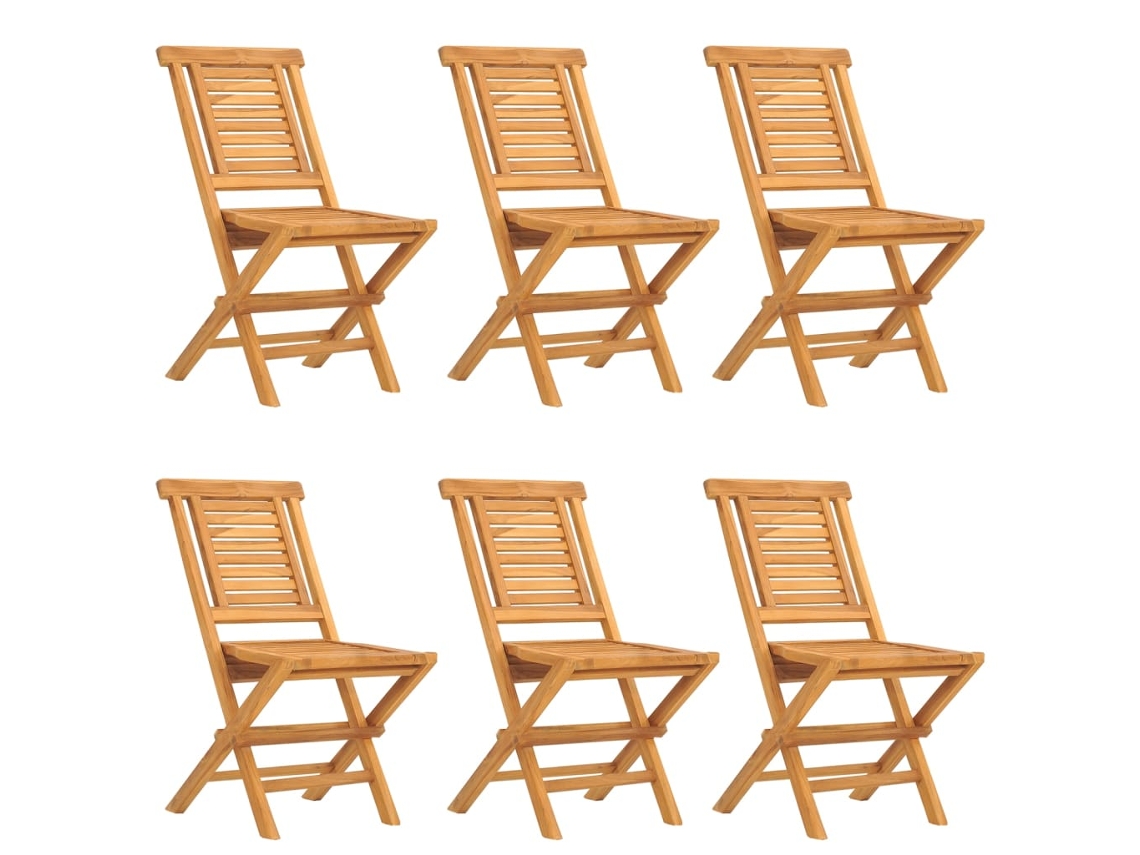 Folding Chair, Folding Chairs Vidaxl Marrom Madeira (n/a)