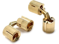 Dobradiças Cilíndricas De Cobre, 2 Peças, 8mm 18mm, Ocultas E Invisíveis, Para Móveis 16mm