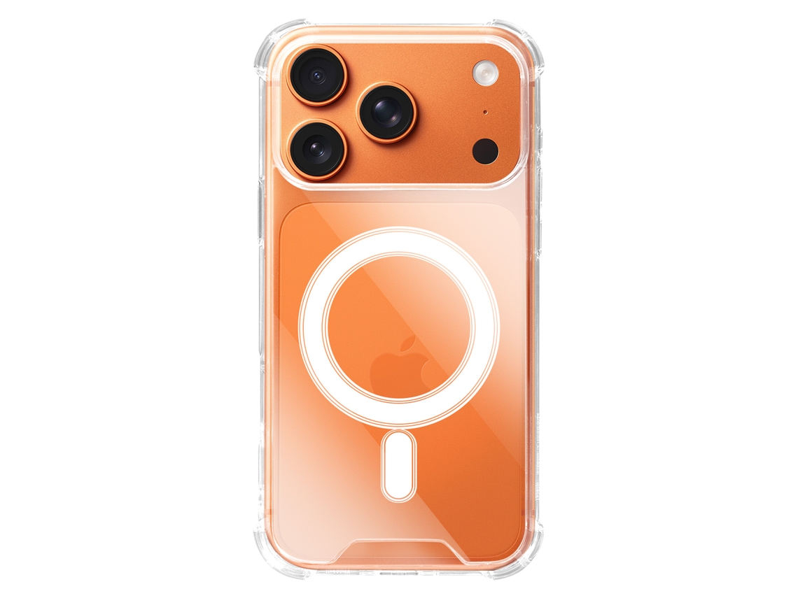 Tactical Capa Para Iphone 17 Pro Max Modelo Magforce Plyo Compatível Com Magsafe Transparente