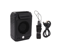 Ventilador de cintura portátil USB 3 velocidades com bateria 10000mAh para pesca jardim escalada mãos livres MARCA