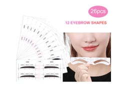 Kit de ferramentas reutilizáveis para modelagem e contorno de sobrancelhas.