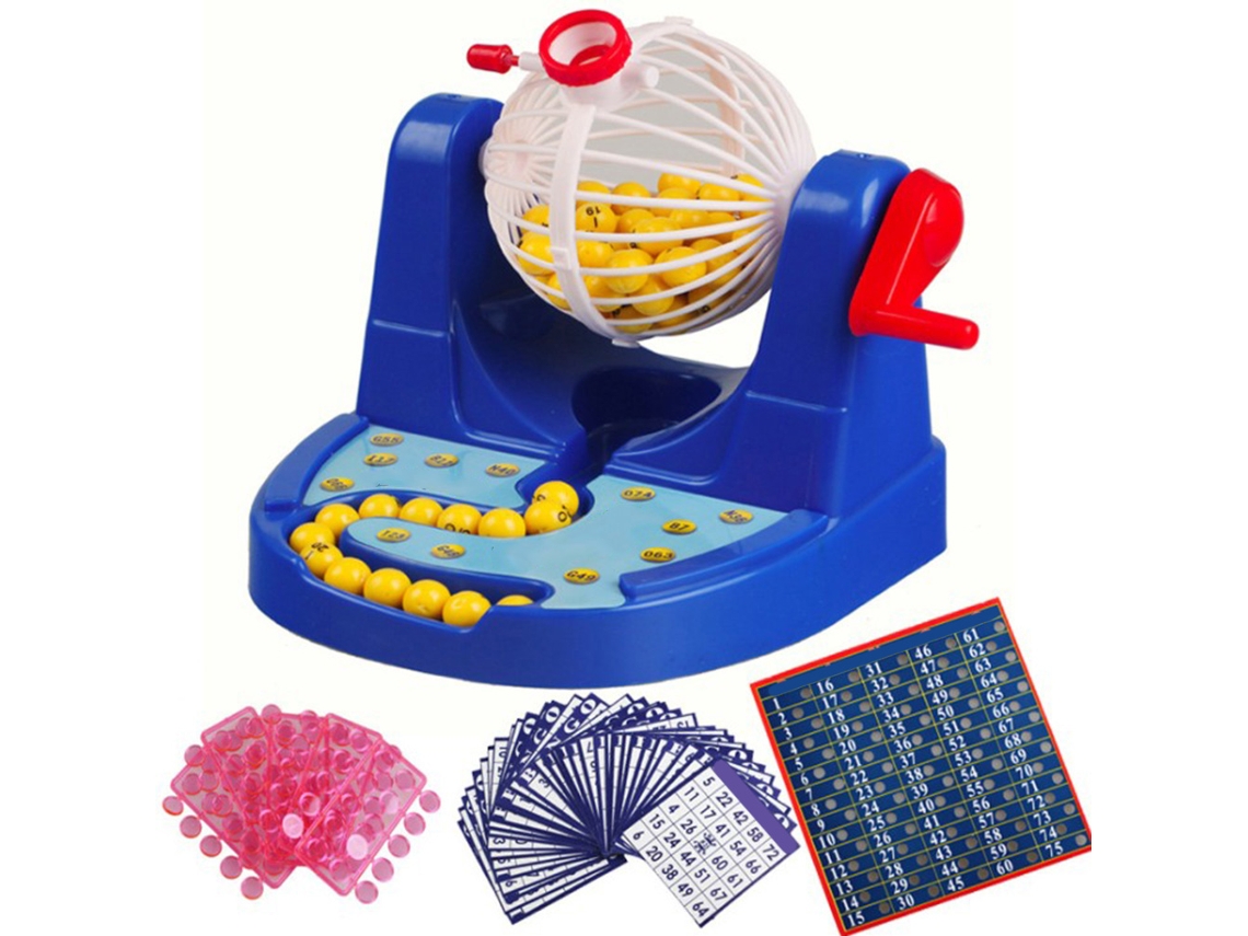 Ats máquina de Bingo Simulada Consola Juego Juguete Educatsivo para Pais e Filhos Props de Festa