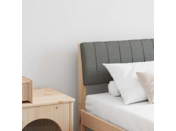 Vidaxl Cabeceira Estofada Cinza Escuro 180 Cm