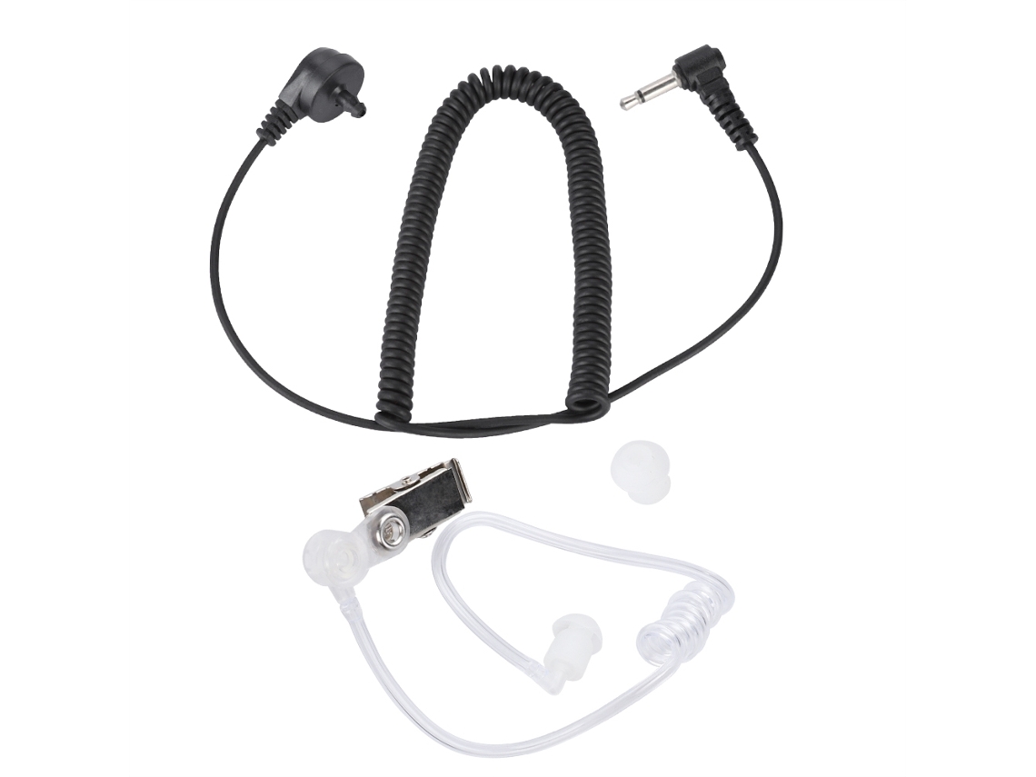 Fones De Ouvido Walkie Talkie Com Fio 3.5mm E Microfone