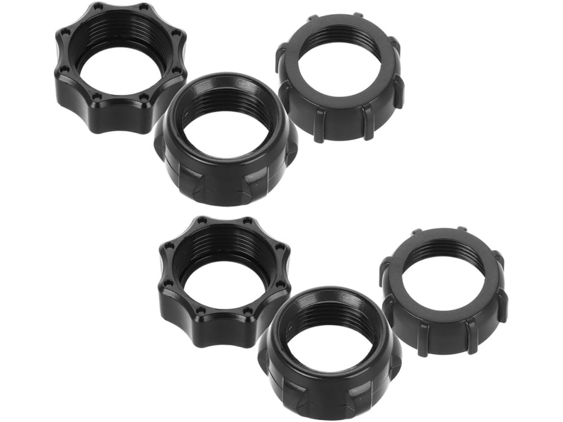 Conjunto De 6 Anéis Adaptadores De Plástico Com Junta Esférica Fixa Para Suporte De Celular