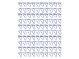 100 Clipes De Papel Em Forma De Pé Antiderrapantes Resistentes À Cor Para Escritório, Escola E Casa, Cor Azul