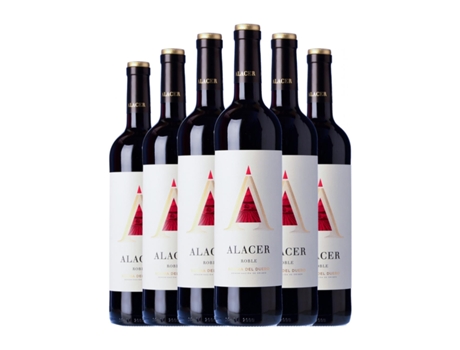 Vinho BODEGAS RIOJANAS Alacer Tempranillo Ribera del Duero Carvalho (0.75 L - 6 Unidades)