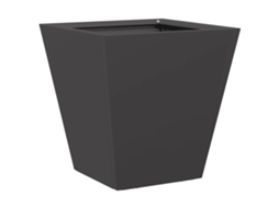 Garden Planter, Garden Planters Vidaxl Preto Aço (30 X 30 X 30 Cm)