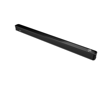 Barra de som compacta de 40 W RMS Design fino e elegante Desfrute de um som potente e um design fino com esta barra de som compacta de 40 W ELECTROTEK