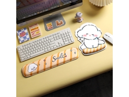 Almofada HEXINYIGJLY Apoio Punho Teclado Rato Espuma Memória para Gaming, escritório Tímido | HEXINYIGJLY