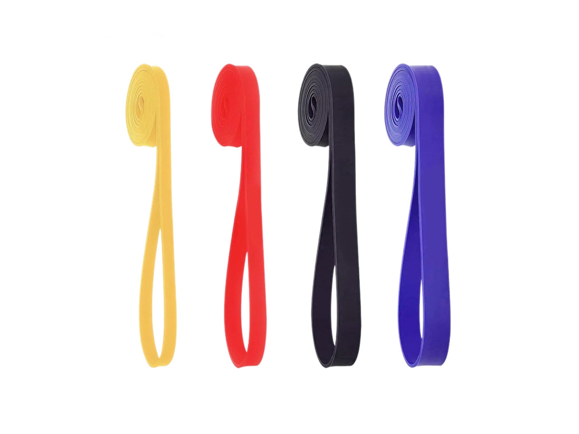 Faixa Elástica De Resistência Para Yoga (preta, 2080*4,5*21mm) - Ideal Para Exercícios De Flexão E Barra Fixa.