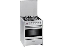 Fogão MEIRELES 4G E 610 X (55 L - Elétrico e Gás Natural - Inox)