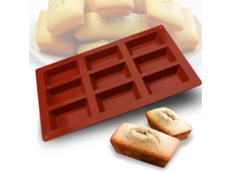 Ronjoe-molde De Silicone Flexível Para Bolo Retangular 9 Caviades Para Chocolate Sabão Diy