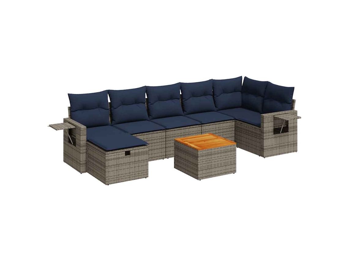 Garden Sofa Set, Garden Sofa Sets Vidaxl Cinzeto Rattan / Vime (n/a)