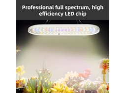 Luz Led Crescimento Espectro Completo 10w Com Timer