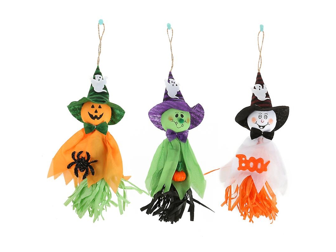 3 Unidades De Guirlanda De Papel Para Decorações De Halloween Allinless