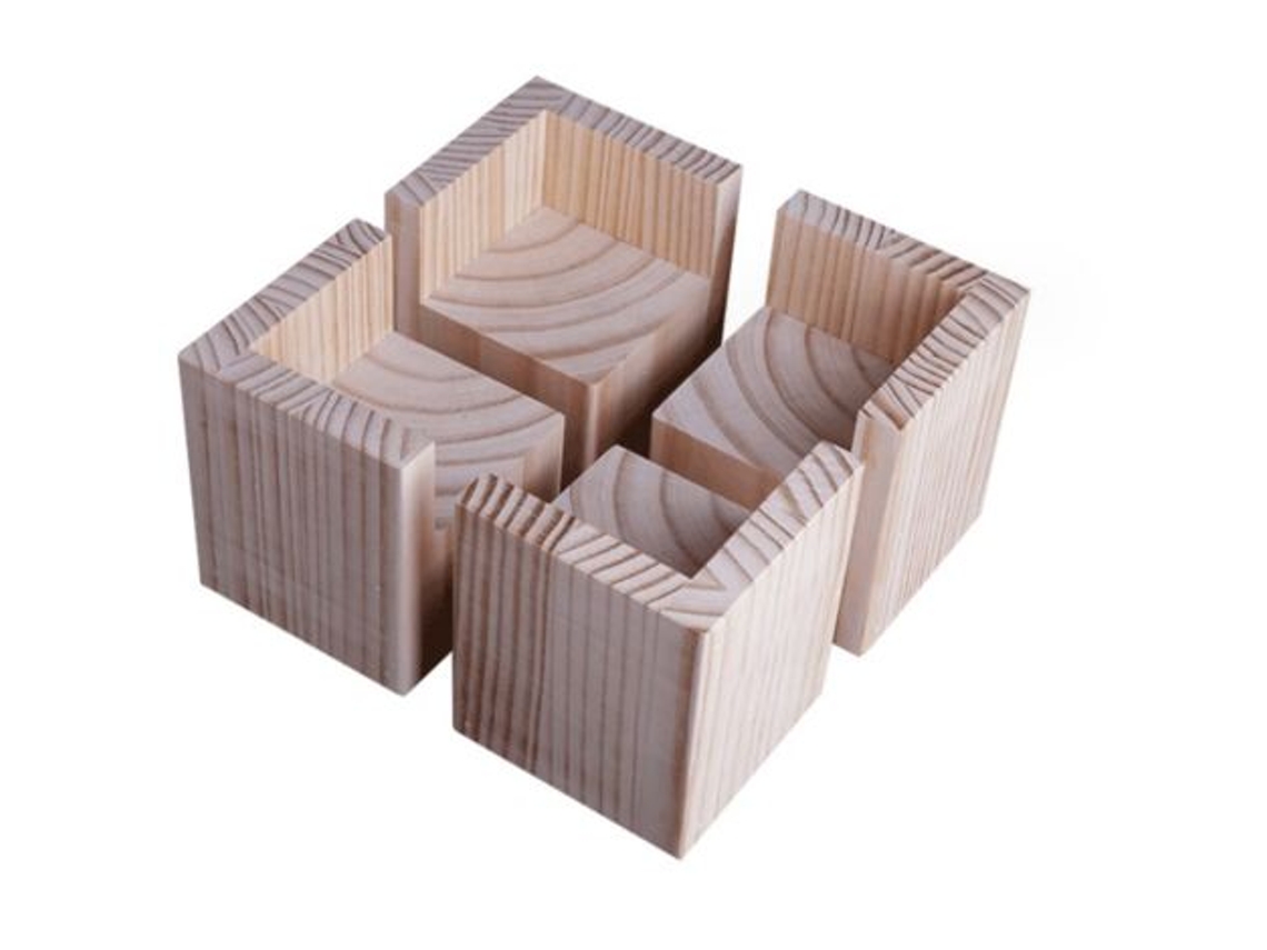 Conjunto de 4 Almofadas Antivibração para Máquinas BRILVIBERA