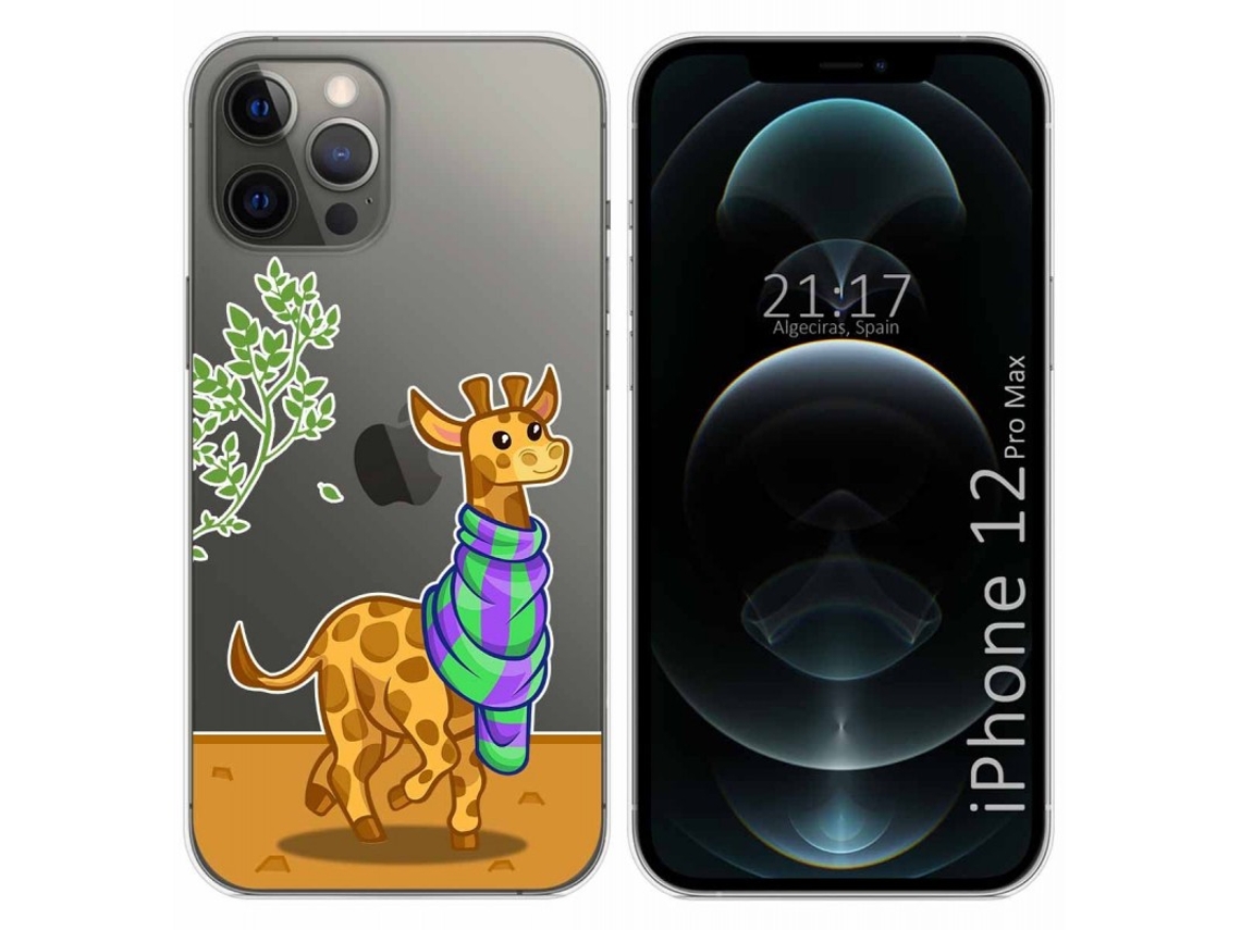 Capa iPhone 12 Pro Max (6.7) TUMUNDOSMARTPHONE Desenhos Transparente Multicor