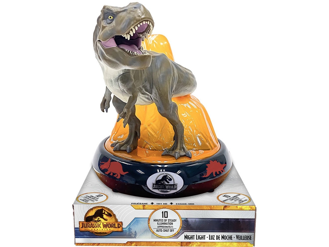 Luminária 3D Amarelojurassic World