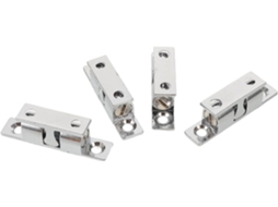 Conjunto De 4 Peças Trava Rolete Em Aço Inoxidável Para Porta Barco, Iate, Trailer Ou Motorhome, Com Fecho De Esfera