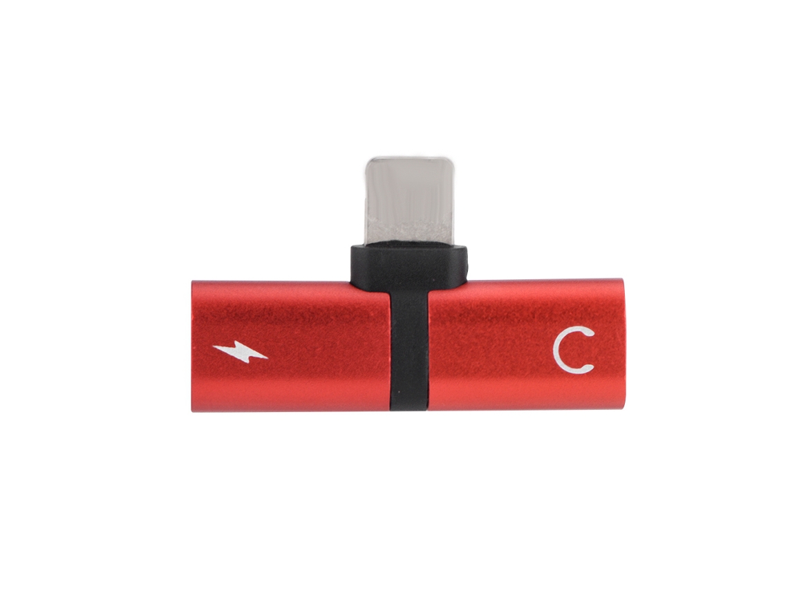 Adaptador de áudio e carregamento para fones Apple, 2 em 1