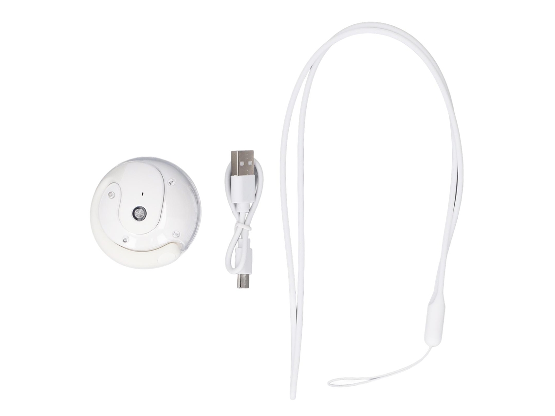 Mali fone de Ouvido Tradutor Ai com Tradução em Tempo Real Design Ergonômico e Longa Bateria Branco