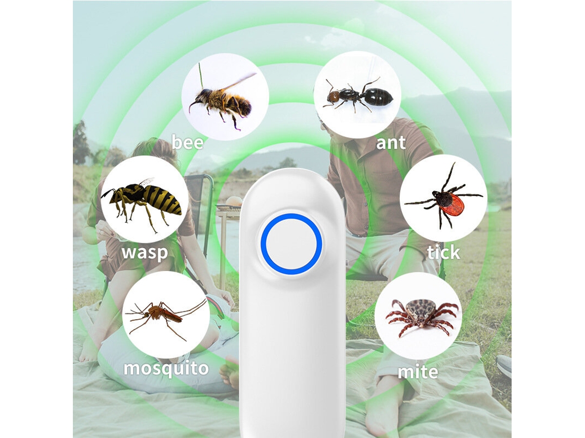 Aparelho Elétrico Anti-coceira Para Alívio De Picadas De Mosquito Branco Alivia Picadas De Mosquito Com 2 Temperaturas Diferentes Para Uso Externo