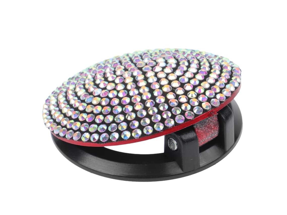 Capa Decorativa Com Strass Para Botão De Partida Do Carro, Proteção Resistente A Arranhões.