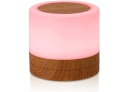 Luminária de Mesa Cabeceira Sensível Ao Toque, Luminária de Cabeceira Pequena com Carregamento Usb, 5 Níveis de Brilho e 13 Cores Rgb BRILVIBERA