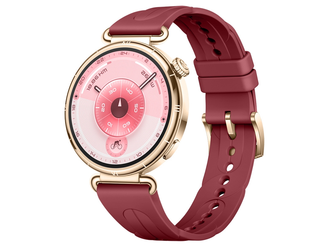 Pulseira de silicone universal 18mm para Huawei Watch Gt6 vermelho HEXINYIGJLY