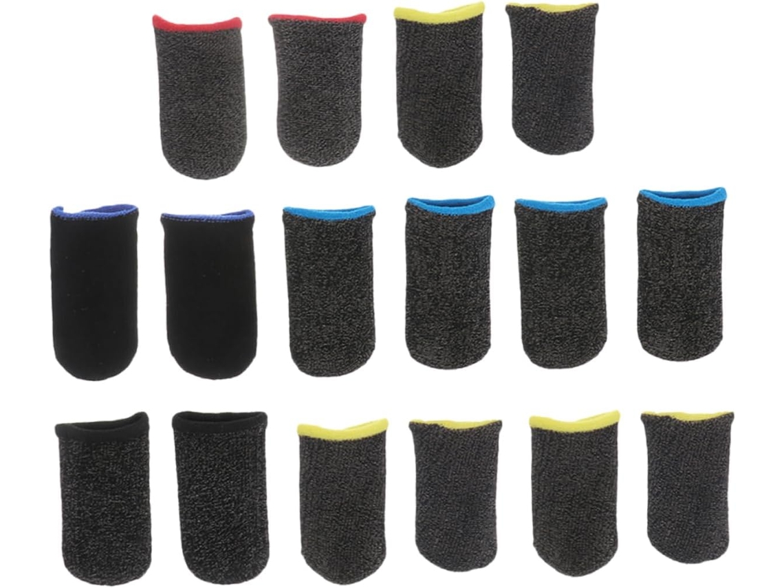 8 Pares De Dedeiras Finas E Resistentes Ao Suor Para Jogos Celular Videogame
