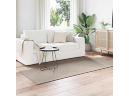 Vidaxl Tapete Interno Galati Bege 170 X 120 Cm Poliéster