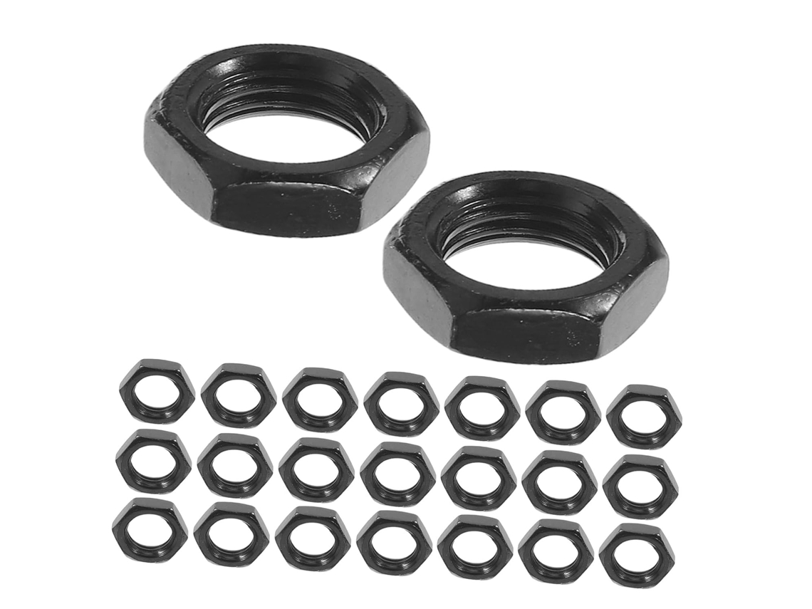 Conjunto De 50 Porcas Sextavadas Travamento Para Fixação Lâmpadas,