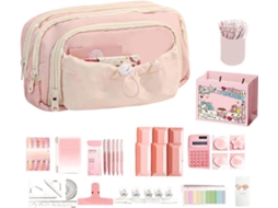 Kit Escolar, Para Criatividade, Maquiagem, Lápis, Escritório, Viagens, Meninos E Meninas