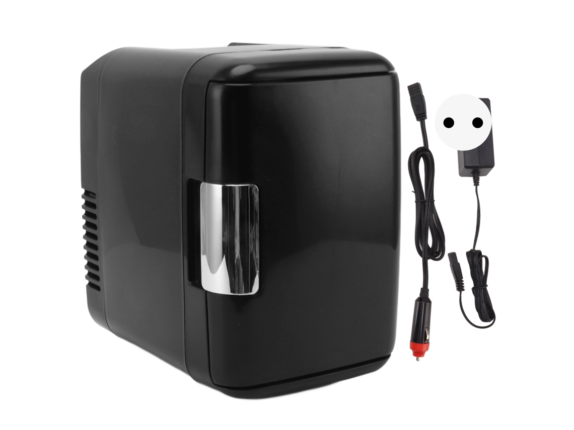 Mini Refrigerador de Maquiagem 4l Preto S/MARCA, Resfriador e Aquecedor para Carro e Quarto