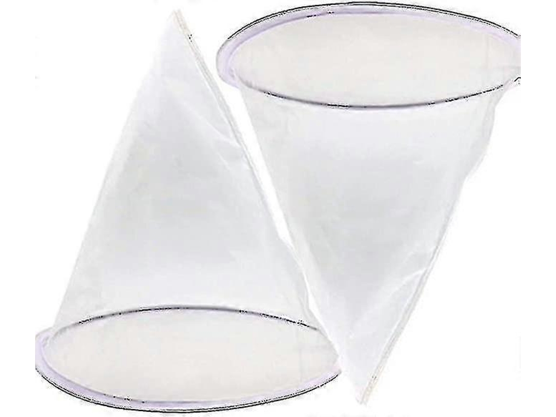2pcs Filtro De Mel Com Malha Fina, Cone E Círculo De Metal Para Extração