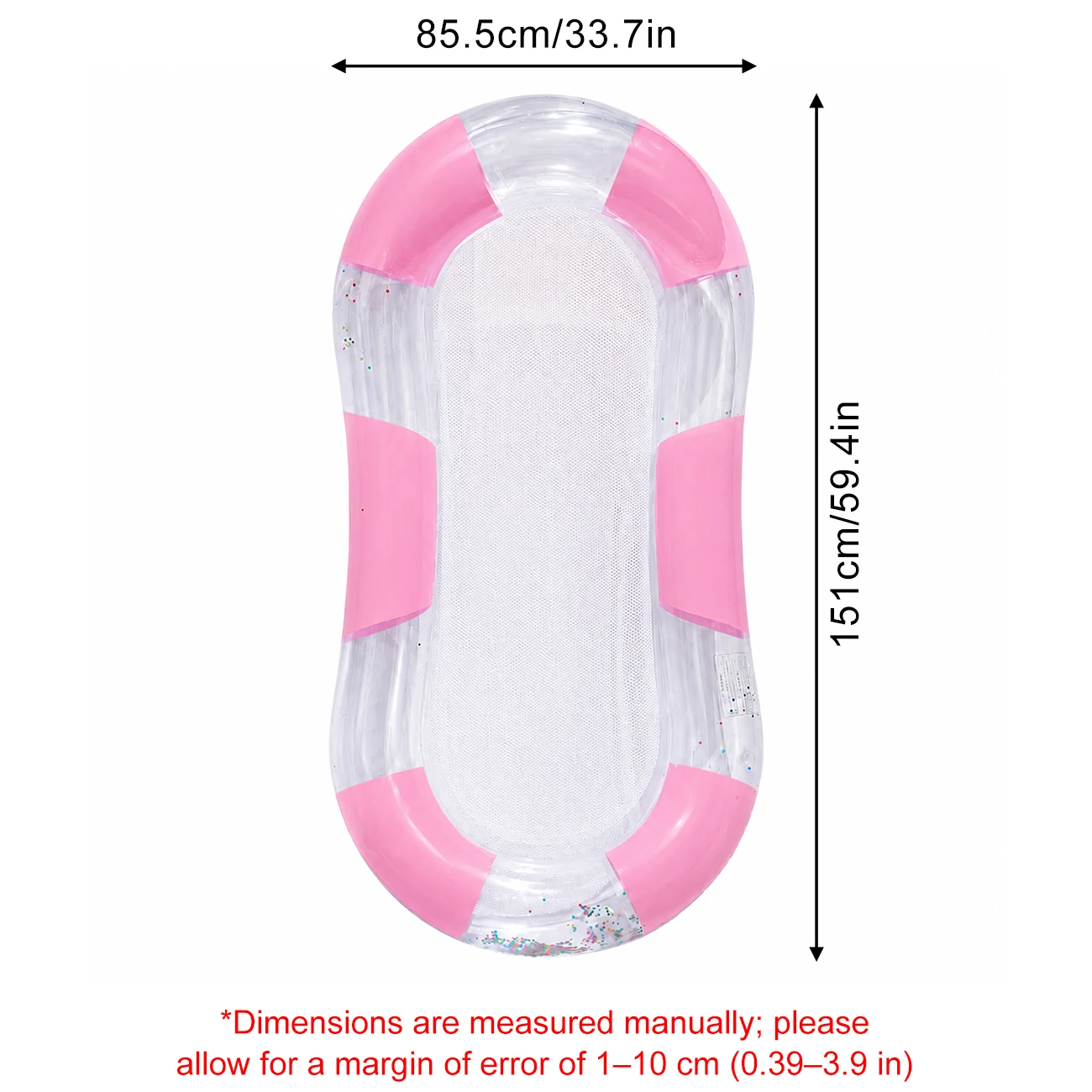 (rosa) 1 Boia Inflável Para Piscina Para Adultos, Acessórios Para Piscina No Verão