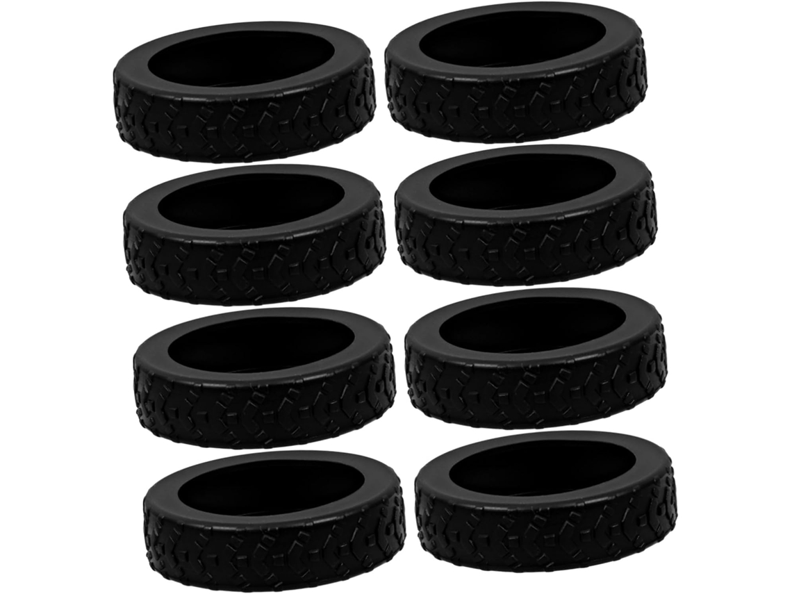 Coheali Conjunto De 8-protetores Silicone Para Rodas Malas Rígidas E
