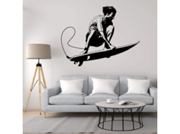 Adesivos Muraux, Adesivos Muraux Adesivos Surf Autocollants De Sport Para La Décoration De La Maison Et De La Chambre 42x28cm