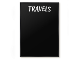 Magnetic Wall Board Travels For The Office Espelharte (50x70 Cm)