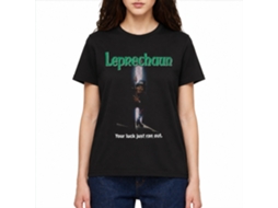 Rockinstone Leprechaun Movie Poster Ish Black Adult T-shirt Size:m