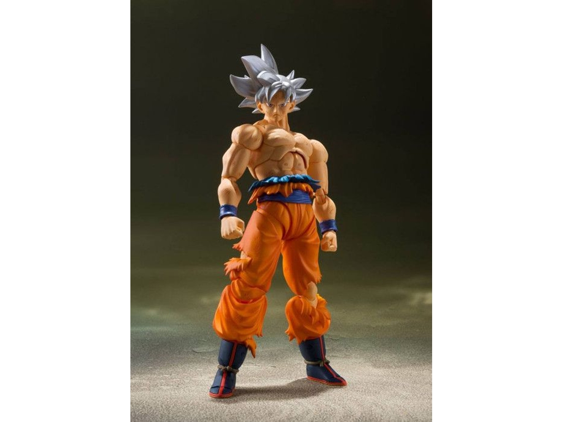 Estatueta Tamashii Nations Son Goku Ultra Instinct 14 Cm Dragon Ball Super 3 Faces Incluídas