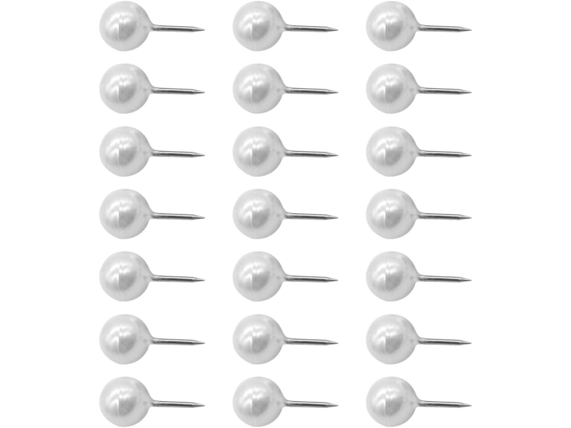 Tachinhas redondas de plástico e metal para Cortiça Abaodam, 100 unidades, tamanho ergonômico para fixação de mensagens.
