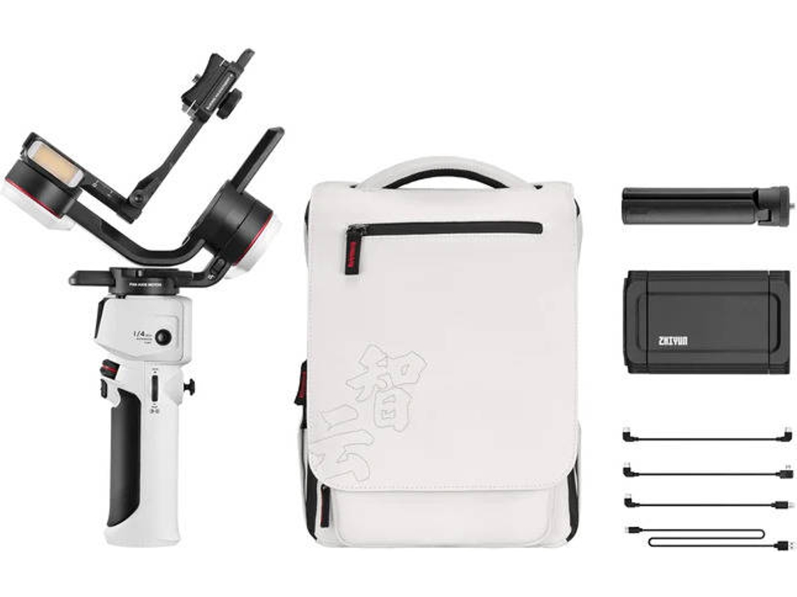 Gimbal ZHIYUN Crane M3S Combo (Autonomia: 7.5 Horas - Branco)