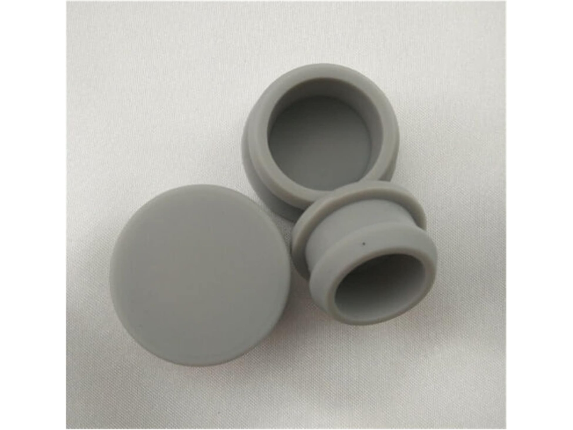 Conjunto De 10 Arruelas Vedação Cinza Borracha Silicone Com Encaixe