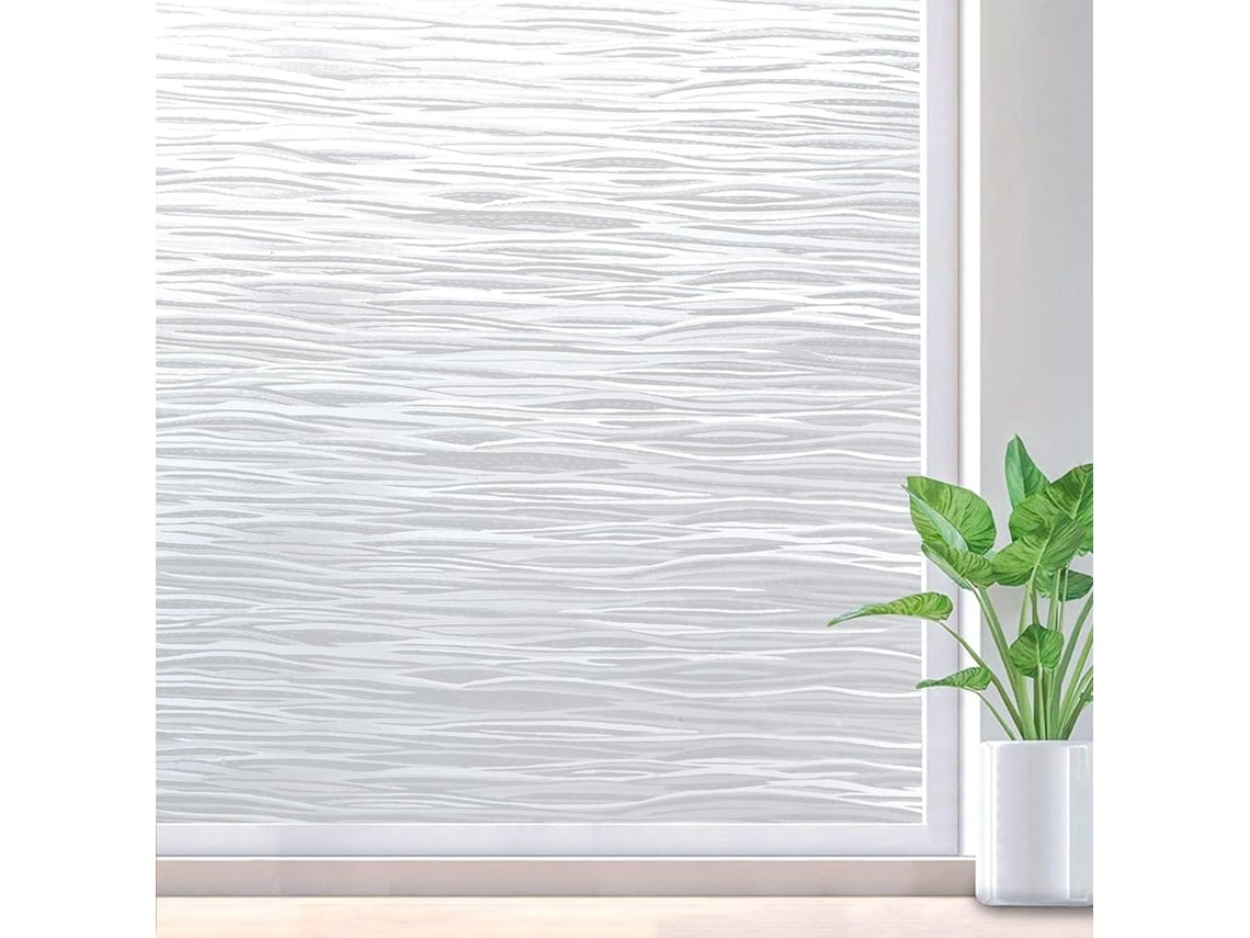 Película De Janela Privacidade, Fosco Adesivo De Janela, Bloqueio Uv, Película Estática Aderente Para Vidro (30cm X 400cm) Spqment
