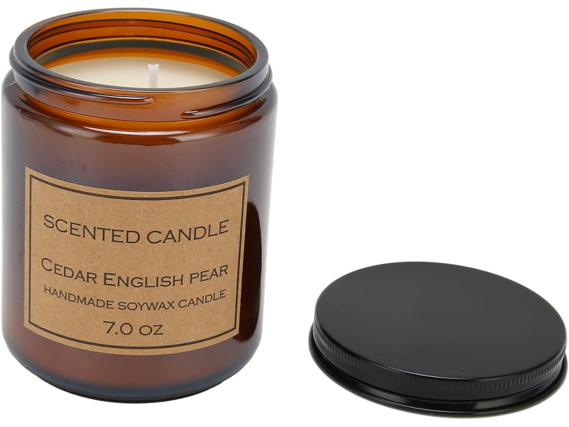Velas Perfumadas Para Casa, Velas De Soja Aromáticas Para Quarto, Escritório, Bar, Frasco Grande Ret Gokoco